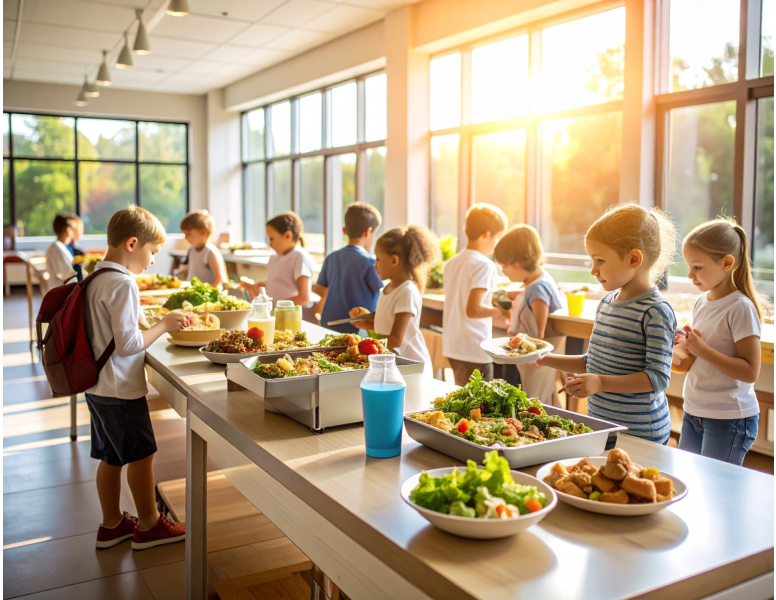 The children fold the plate themselves. And I see a future in that.